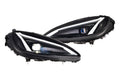 XB LED Headlights: Corvette C6 (05-13) (C8 Style / Set)(Gen II)