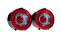 XB LED Tail Lights: Corvette C6 (05-13) (Gen II) (Red / Set)