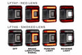 XB LED Tail Lights: Jeep Wrangler JL (18 ) (Smoked Lens / Set)
