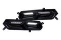 XB LED Tail Lights: Corvette C7 (14-19) (C8 Style / Smoked Lens / Set)