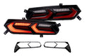 XB LED Tail Lights: Corvette C7 (14-19) (C8 Style / Red Lens / Set)