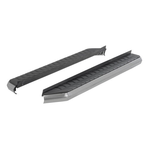 1516 F150 SUPER CAB 4IN DROP BLACK EXTRUDED ALUM RUNNING BOARD(BRKTS SOLD SEP)