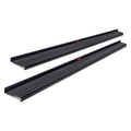 1516 F150 SUPERCREW CAB 2IN DROP BLACK EXTRUDED ALUM RUNNING BOARD(ORDER(BRKTS SOLD SEP)
