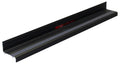 1516 F150 SUPERCREW CAB 4IN DROP BLACK EXTRUDED ALUM RUNNING BOARD(BRKTS SOLD SEP)