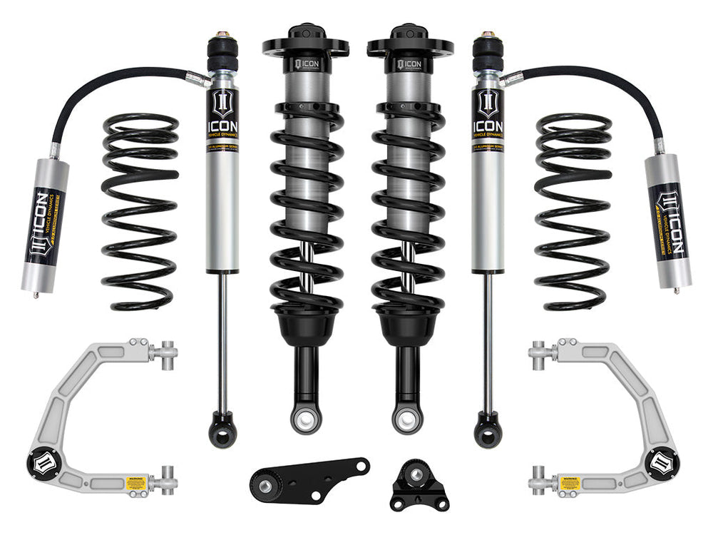 2024-2025 Toyota Tacoma 1.25-3 Inch Lift Stage 3 Suspension System Billet Overland Rear Springs Icon Vehicle Dynamics