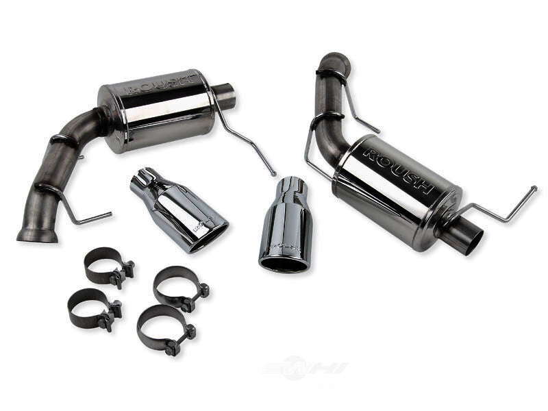 Roush 11-14 Mustang GT Black Tip Axle Back Exhaust