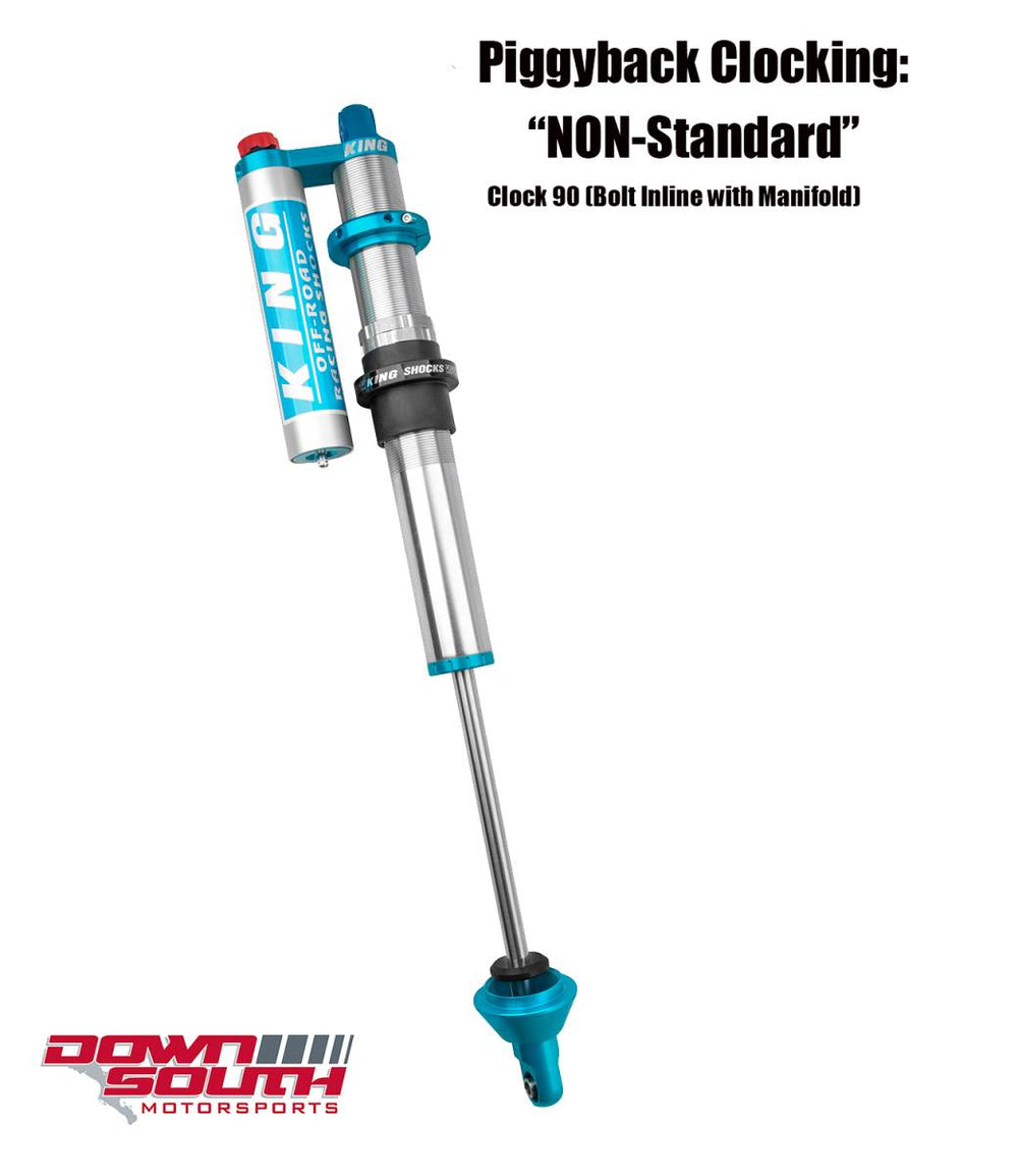 King Shocks 10in 2.5 PR Adjustable Dual Rate Coilover Shock Piggyback Reservoir w/o Springs