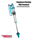 King Shocks 10in 2.5 PR Adjustable Dual Rate Coilover Shock Piggyback Reservoir w/o Springs