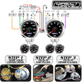 Gauge Kit Ford Truck 87-91 Perf II Black