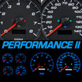 Gauge Kit Ford Truck 87-91 Perf II Black