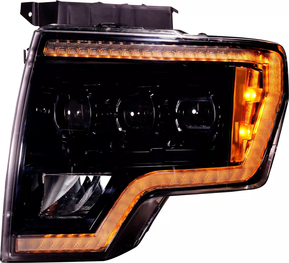 0014 F150 HEADLIGHTS AMBER DRL INFINITE SERIES SOLD AS SET