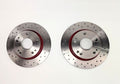 Genuine Honda 2017-2021 Honda Civic HFP Rear Brake Drilled Rotor Disc Set