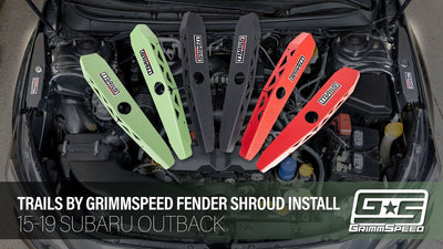 ***Discontinued***15-19 Outback Fender Shroud Red