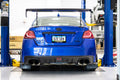 15C SUBARU WRX STI EVOLUTION TAIL LIGHTS CLEAR LENS RED BASE WHITE BAR