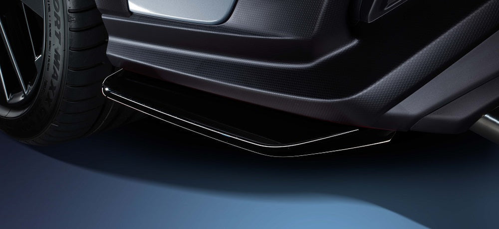 STI Rear Side Under Spoiler Black - 2022 WRX