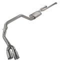 Cat-Back Exhaust System 14-20 Split Side Dual Exit 2.5 in Intermediate And 3 in Tail Pipe Race Pro Mufflers Hardware Incl Tip Incl Pypes Exhaust
