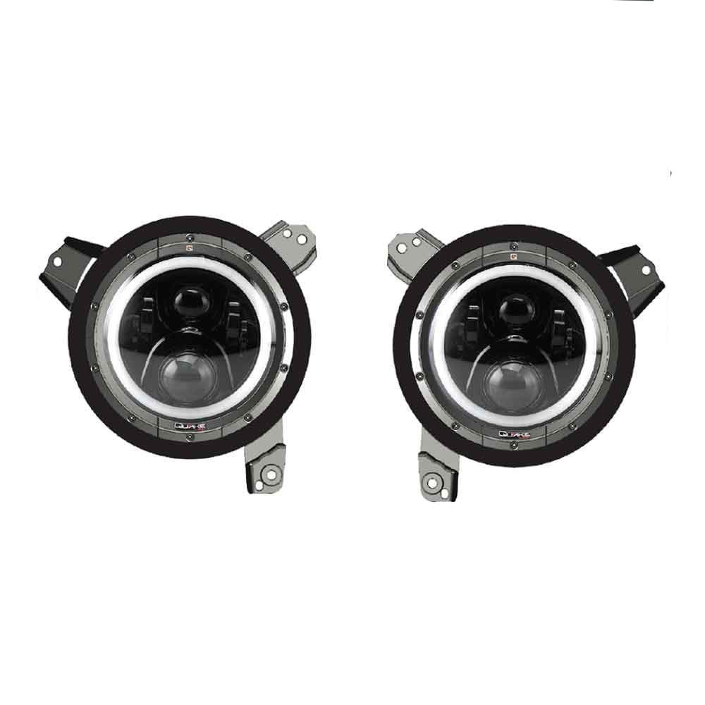 ~(9 lbs. 16X8X5)~ Jeep Wrangler JL/JT Gladiator 9 Inch HD Headlights Quake LED