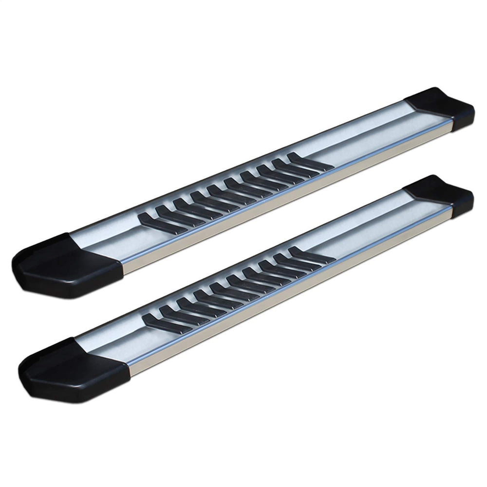 56IN BRUSHED ALUMINUM OEM RUNNING BOARDS(BRKT SOLD SEP)