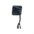 5386 JEEP CJ MANUAL LH BLACK OE MIRROR