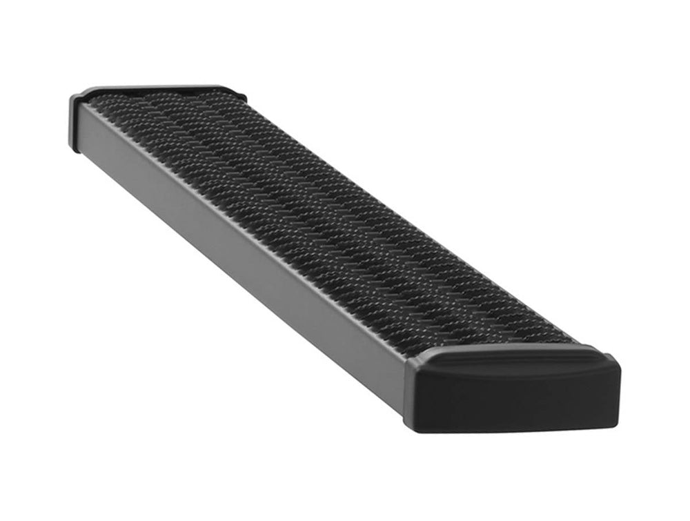 0718 SILVERADO/SIERRA 1500 CREW CAB/07C SILV/SIERRA 2500/3500 CREW 5IN BLACK TXT ALUM TREAD STEPS