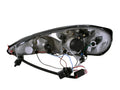 9905 PONTIAC GRAND AM PROJECTOR HALO W/LED BLACK CLEAR HEADLIGHTS