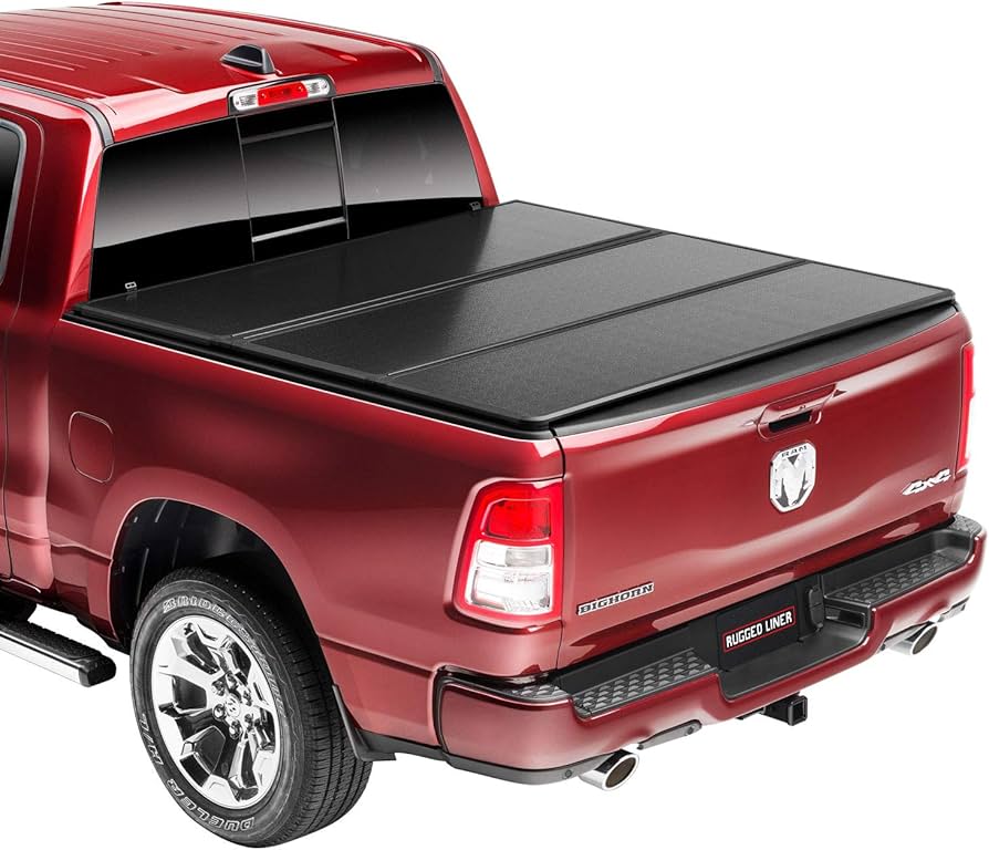 19C RAM 1500 6.5FT. BLACK HARD COVER (W/OUT RAMBOX/MULTIFUNTION TAILGATE)