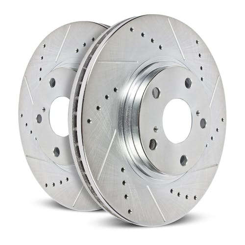 Power Stop 23-24 Toyota Sequoia Rear Drilled & Slotted Rotor - Pair