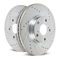 Power Stop 23-24 Toyota Sequoia Rear Drilled & Slotted Rotor - Pair