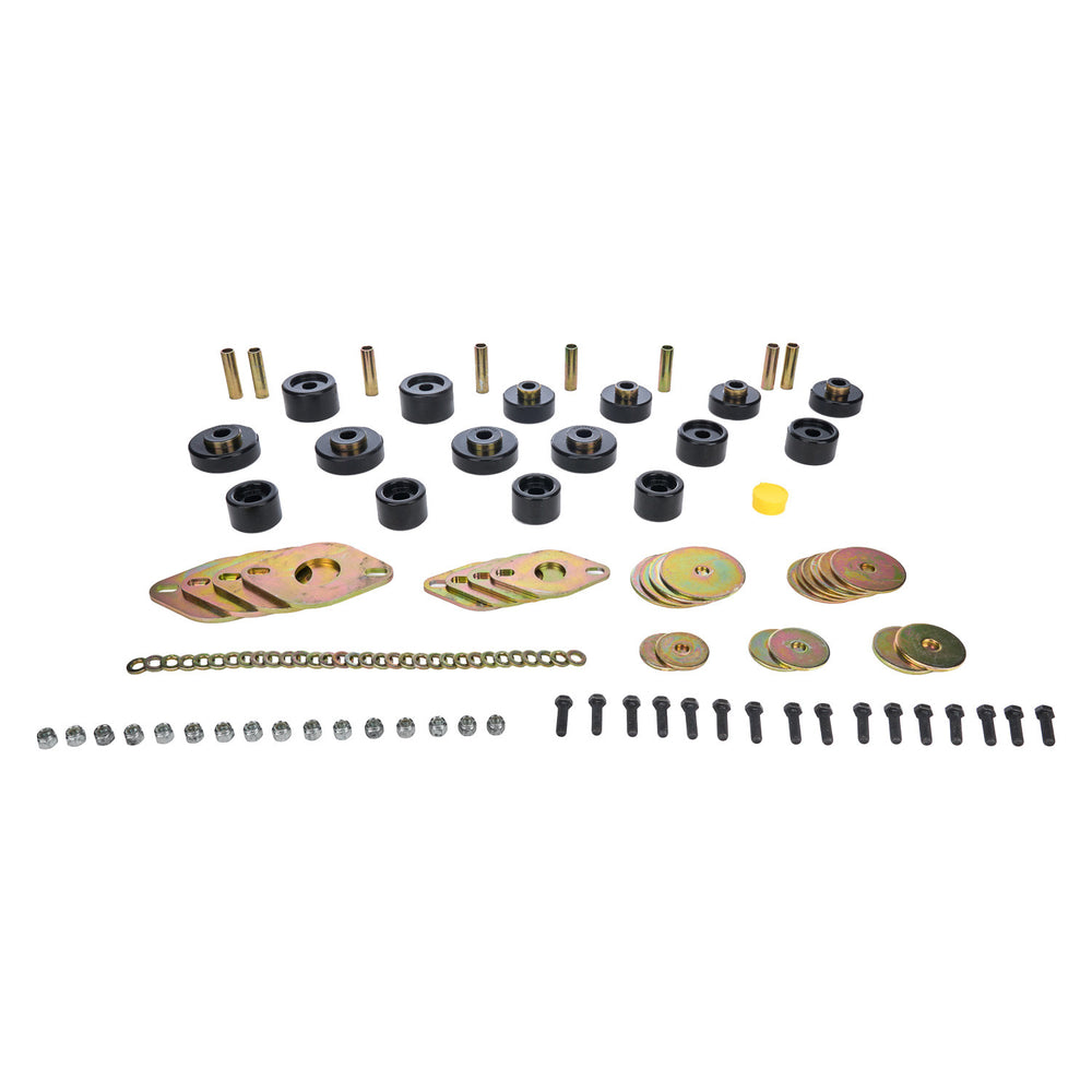 Energy Suspension 09-18 Ram 1500 Ext Cab/ Crew Cab Body Mount Set - Black