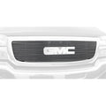 Grill: 2003-2005 GMC Pick Up Full Size Sierra; Grille; main grill; overlay; 19 bars; bolt on; with logo cutout; EZ install; no cutting required; billet