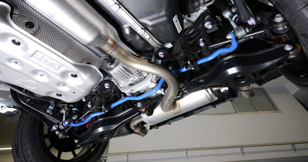 Sway Bar Rear 23.0mm OD (Solid) 38% (OEM 21.0mm - AWD) w/ Bushings Brackets Spacers 2020 Toyota GR Yaris 1.6L AWD only