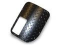 Shifter Cover: 1987-1996 Jeep Wrangler, YJ; without holes; diamond tread; aluminum
