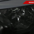 PROJECTOR HEADLIGHTS WITH SEQUNETIAL TURN SIGNAL LED BAR MATTE BLACK HOUSING AND SMOKED LENS