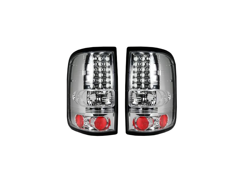 ~(10 lbs. 25X16X8)~ Ford F150 04-08 Straight aka inchStyleinch Side LED TAIL LIGHTS - Clear Lens