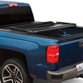 LEER 2016+ Nissan Titan 56NT16 LATITUDE 5Ft6In w/ Track Tonneau Cover - Folding Full Size Short Bed