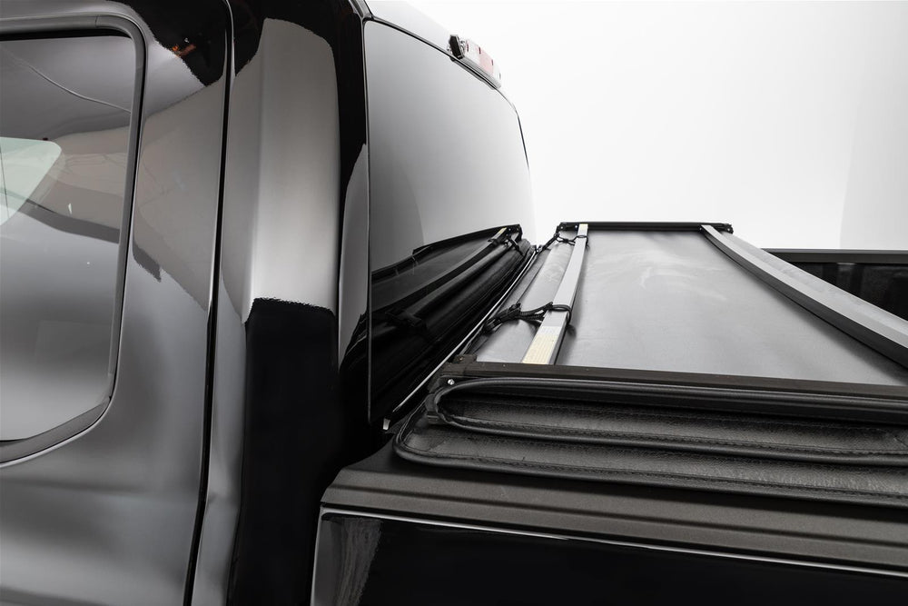 LEER 2019+ GMC Silverado/Sierra AC LATITUDE 5Ft8In Tonneau Cover - Folding Full Size Short Bed