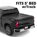 LEER 2016+ Toyota Tacoma Double Cab HF350M 5Ft 2In Tonneau Cover - Folding Compact Short Bed