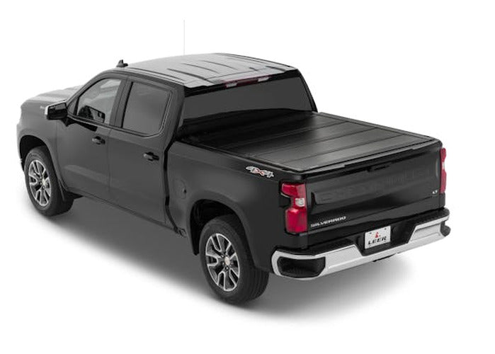 LEER 2019+ GM Silverado/Sierra HF650M 5Ft8In Tonneau Cover - Folding