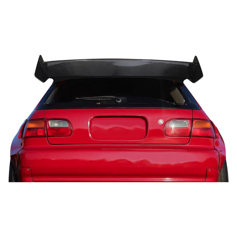 1992-1995 Honda Civic HB Carbon Creations RBS Wing Spoiler - 3 piece