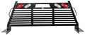 17C F250/F350 FULL LOUVERED WITH LIGHTS HEADACHE RACK BLACK
