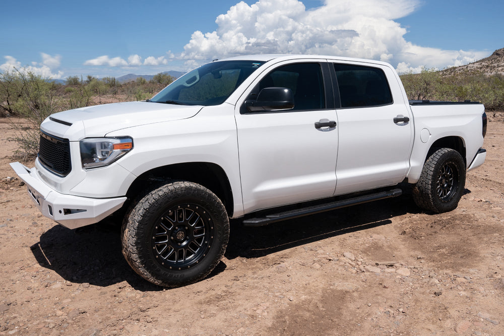 24C TACOMA ACC/EXT CAB 5IN TREAD STEP SLIDE TRACK RUNNING BOARDS ALUM TXT BLACK