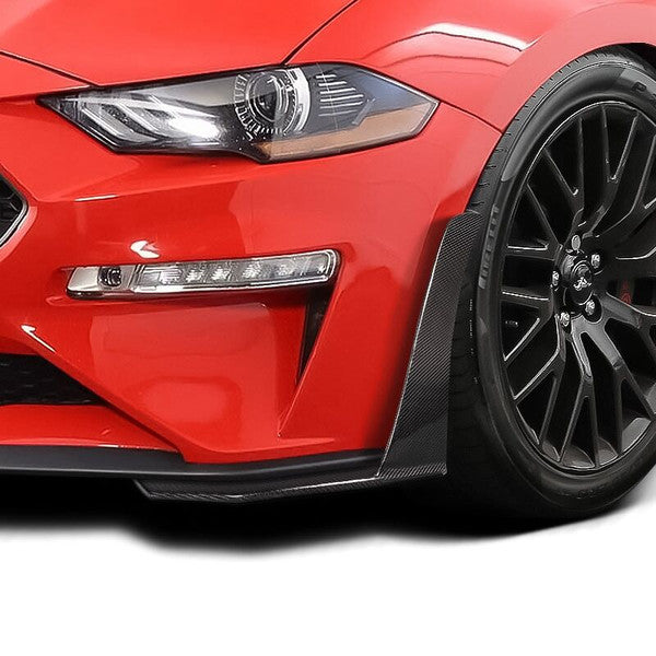 2018-2023 Ford Mustang Carbon Creations Z1 Front Lip Spoiler Air Dam - 2 Pieces ( Non performance model )