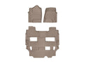 WeatherTech Tan Front Rear FloorLiner HP Fits -22-26 Carnival 451672-1-2IM