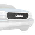 Grill: 1999-2002 GMC Pick Up Full Size Sierra 2000-2005 Yukon; Grille; main grill; overlay; 20 bars; bolt on; with logo cutout; billet