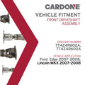 PROPT SHAFT LINCOLN REAR 07-08