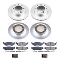 Power Stop 2002 Ford E-550 Super Duty Front & Rear Z17 Evolution Geomet Coated Brake Kit