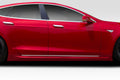 2012-2016.5 Tesla Model S Duraflex UTech Kit - 4 Piece - Includes UTech Front Lip Spoiler (113550) UTech Side Skirts (113552) UTech Rear Diffuser (113554)
