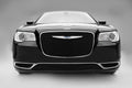1518 CHRYSLER 300 BILLET GRILLE MAIN OVERLAY 1PC BLACK BARS W/POLISHED FACE