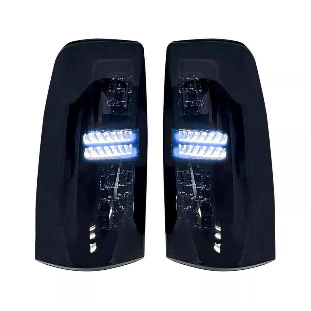 LED TAIL LIGHTS; CHROME HOUSING; SM