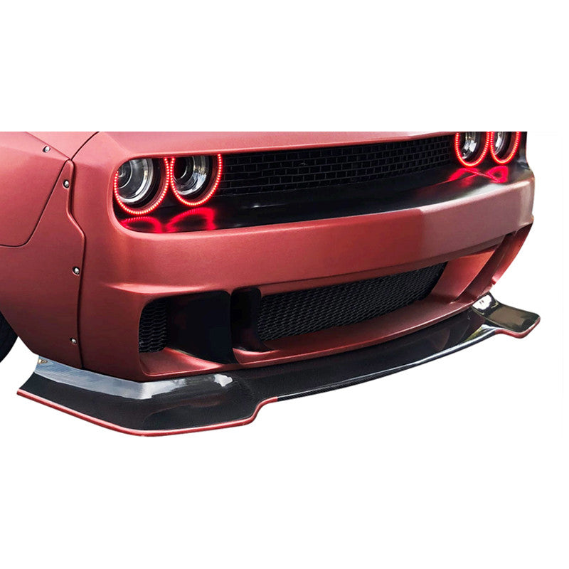 2008-2023 Dodge Challenger Carbon Creations Circuit Front Lip - 1 Piece